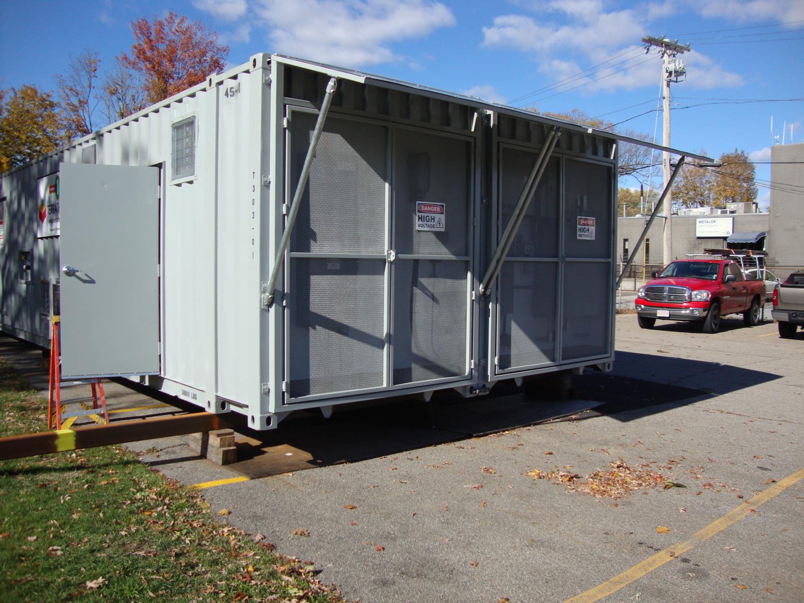 Dual Cargo Box Enclosures with Exterior Controls
